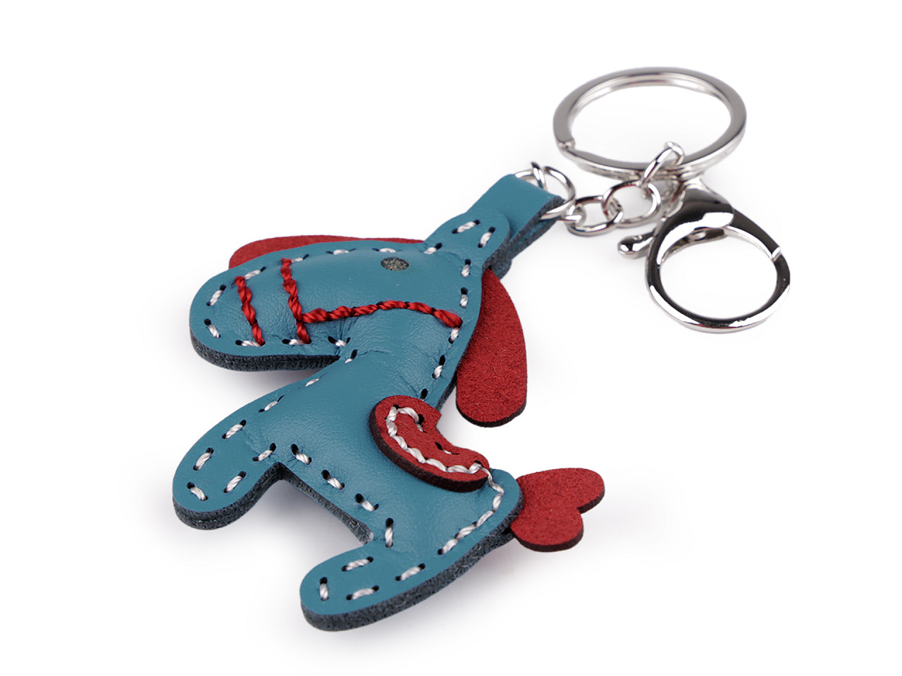 Breloc / pandantiv cheie lup, cal - Maro (1 Bucată)