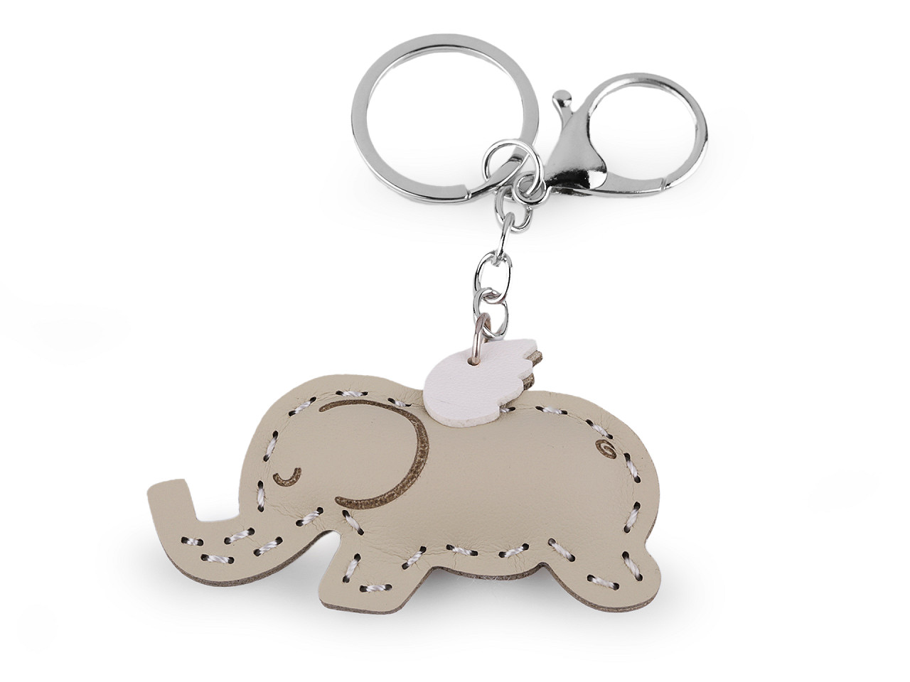 Breloc unicorn, elefant - Roz baby (1 Bucată)