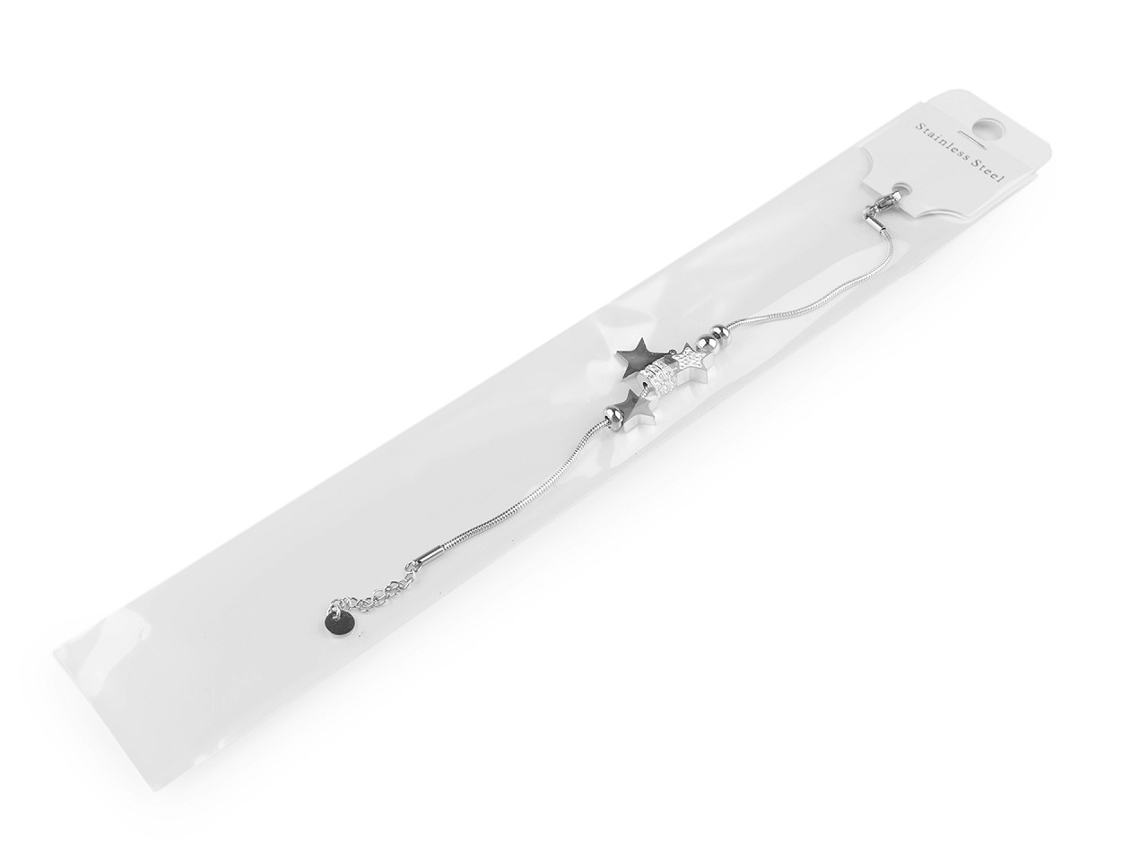 Bratara din otel inoxidabil - Argintiu (1 Bucată)