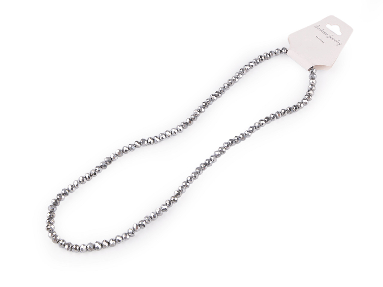 Colier elastic cu strasuri - Verde măr (1 Bucată)