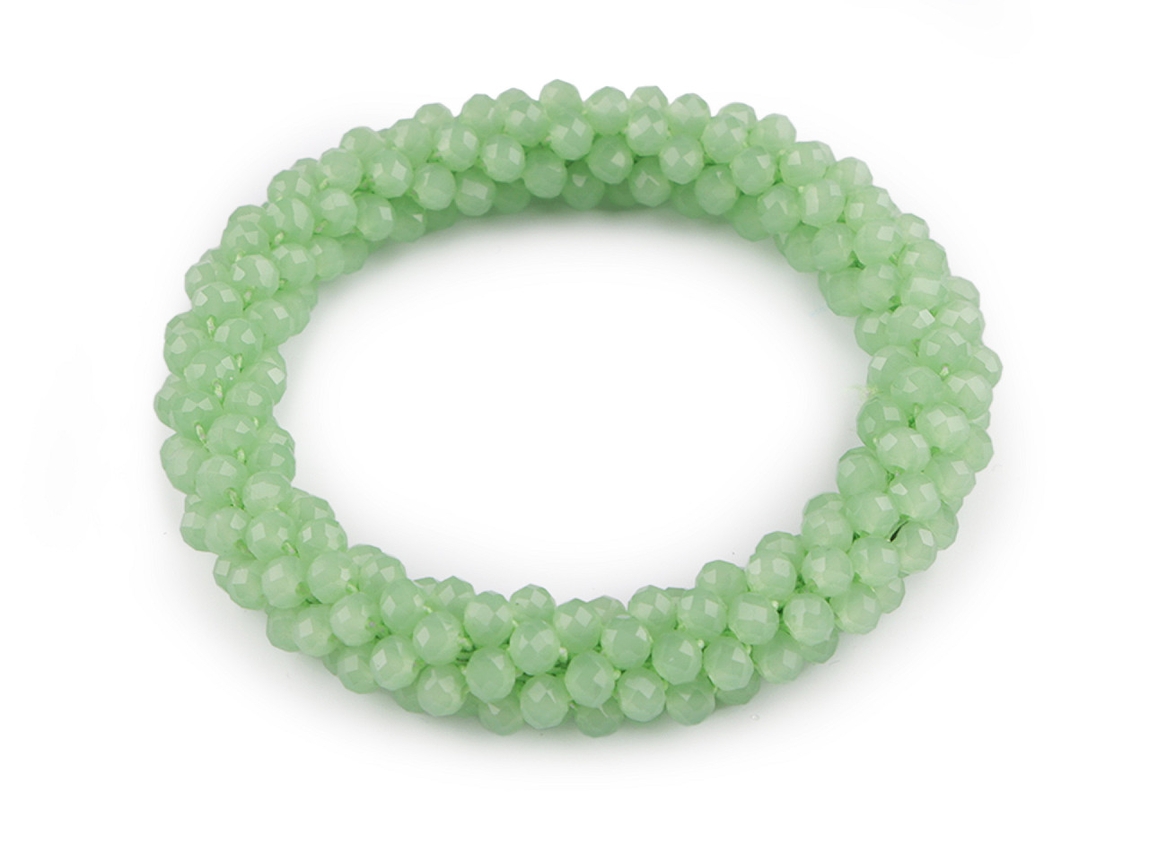 Bratara / elastic de par din margele - Argintiu (3 Bucăți) Bratara / elastic de par din margele - Argintiu (3 Bucăți)