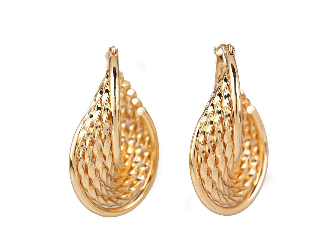 Cercei din oțel inoxidabil - Argintiu (1 Pereche)