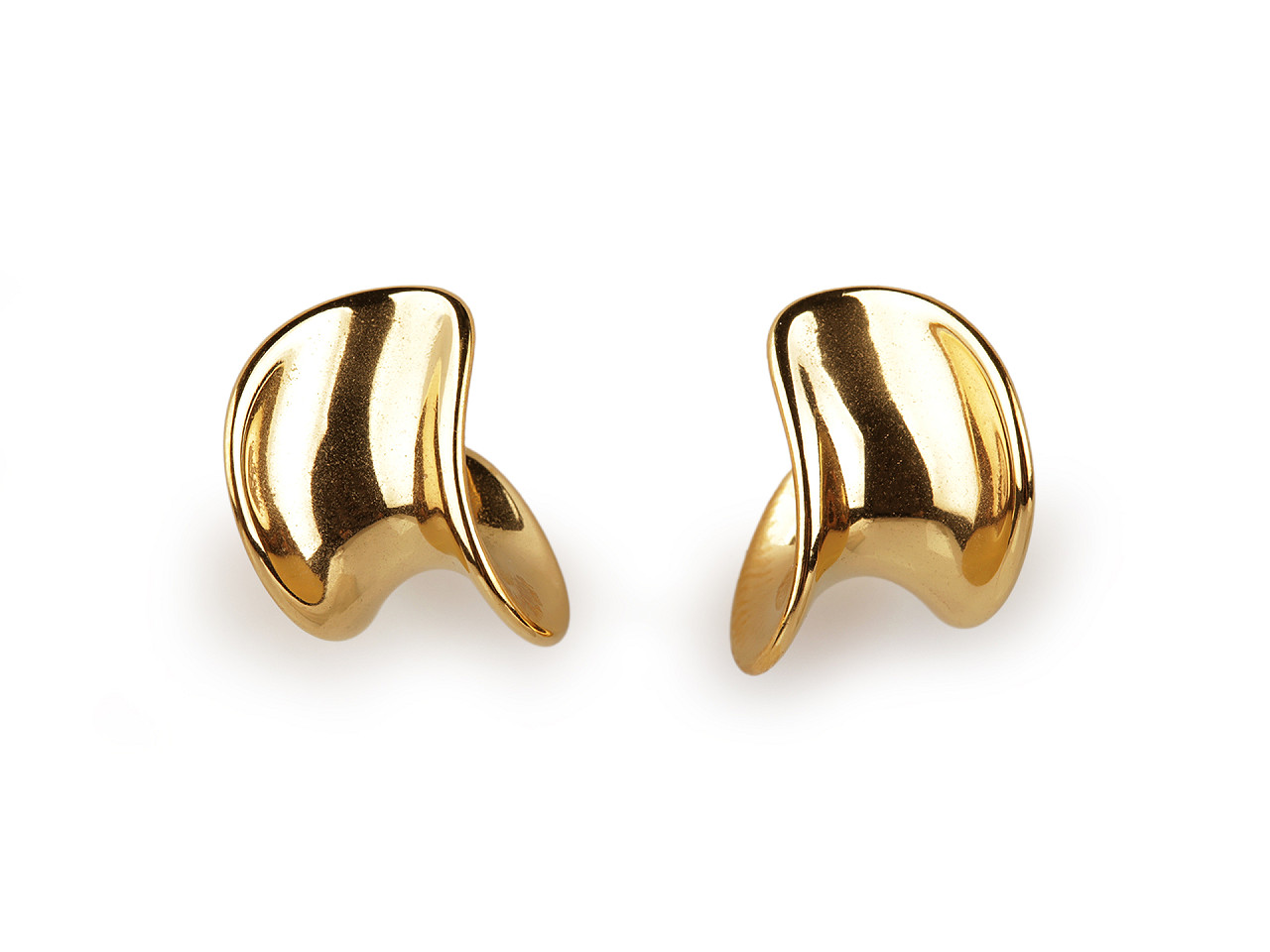 Cercei din oțel inoxidabil - Auriu (1 Pereche)