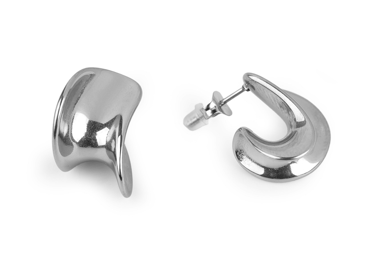 Cercei din oțel inoxidabil - Auriu (1 Pereche)