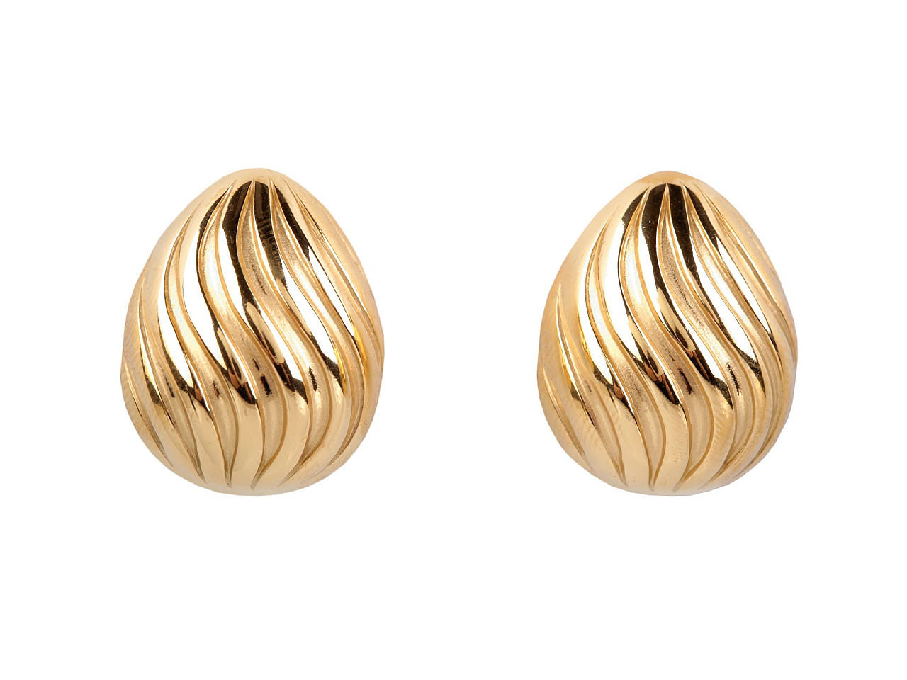 Cercei din oțel inoxidabil - Argintiu (1 Pereche)