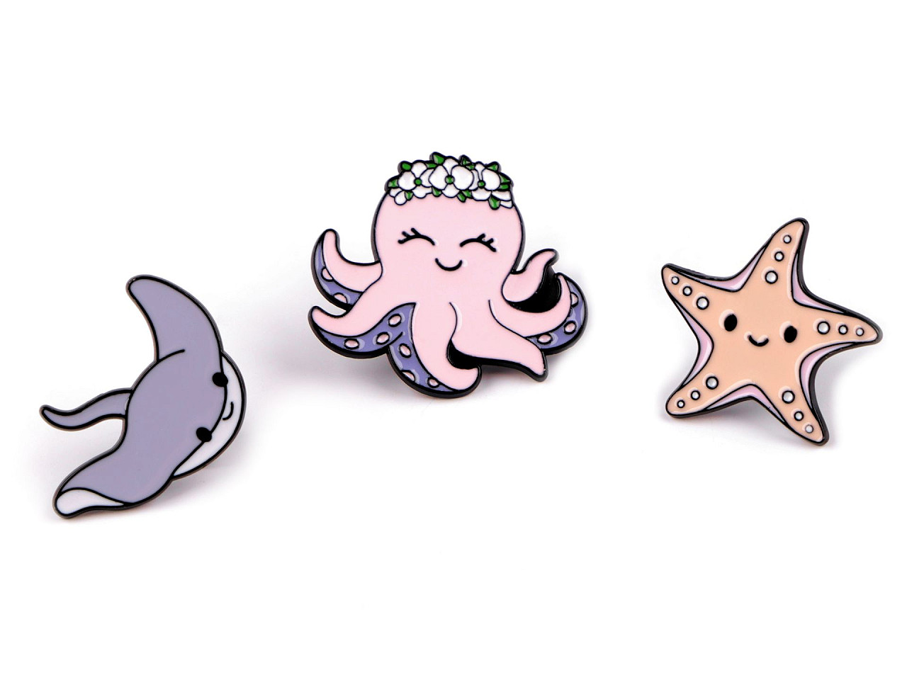 Broșă / insignă sea world - Roz deschis (1 Bucată)