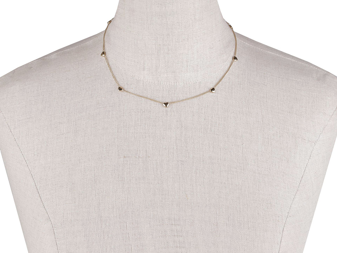 Colier inimă din oțel inoxidabil - Argintiu (1 Bucată)