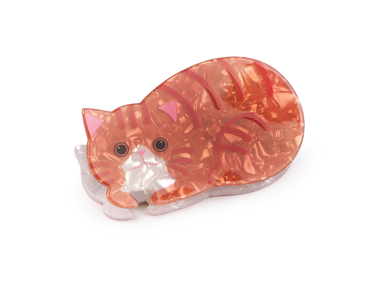 Clește pentru păr - Roz somon deschis (1 Bucată)