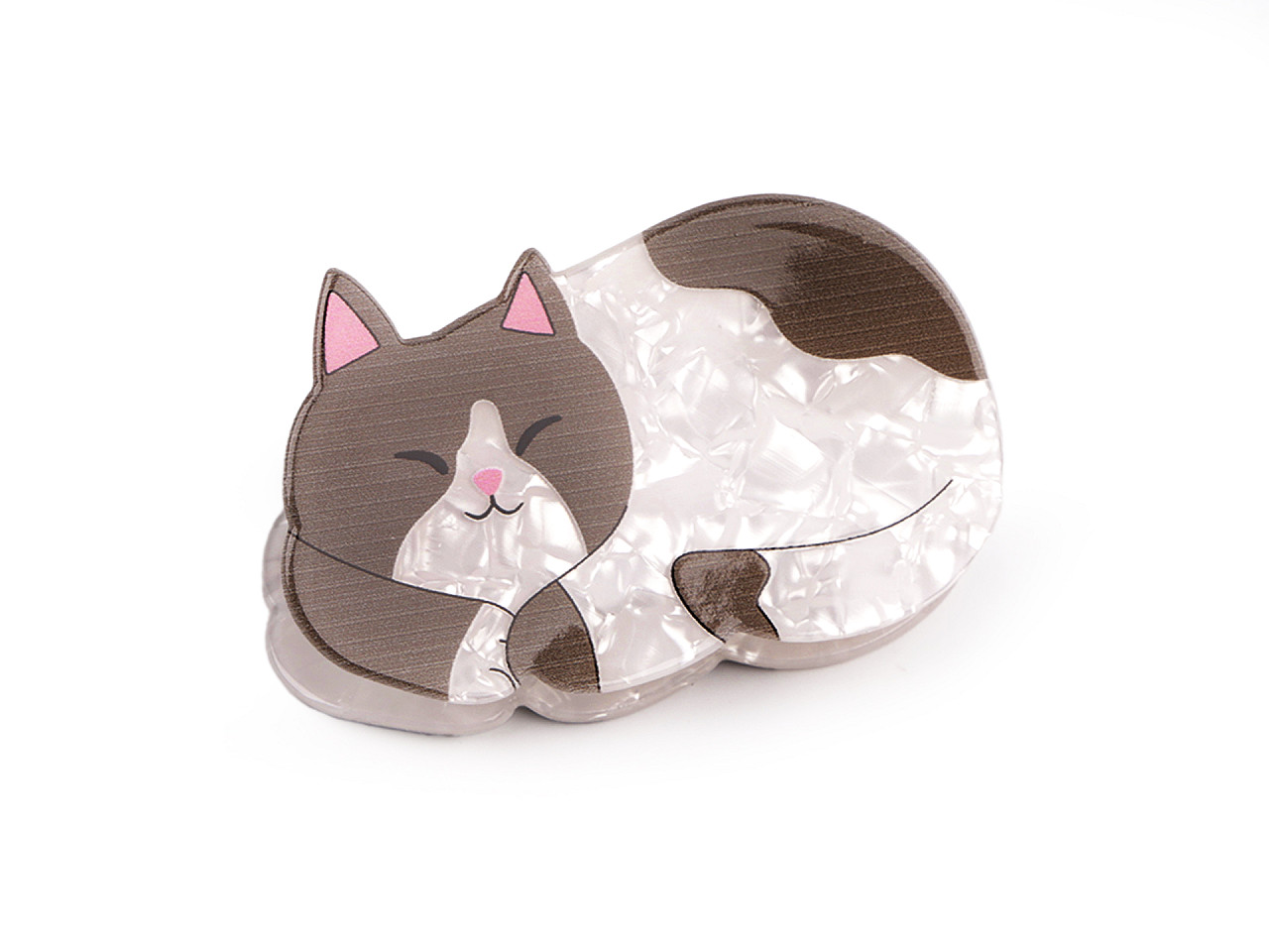 Clește pentru păr - Roz somon deschis (1 Bucată)