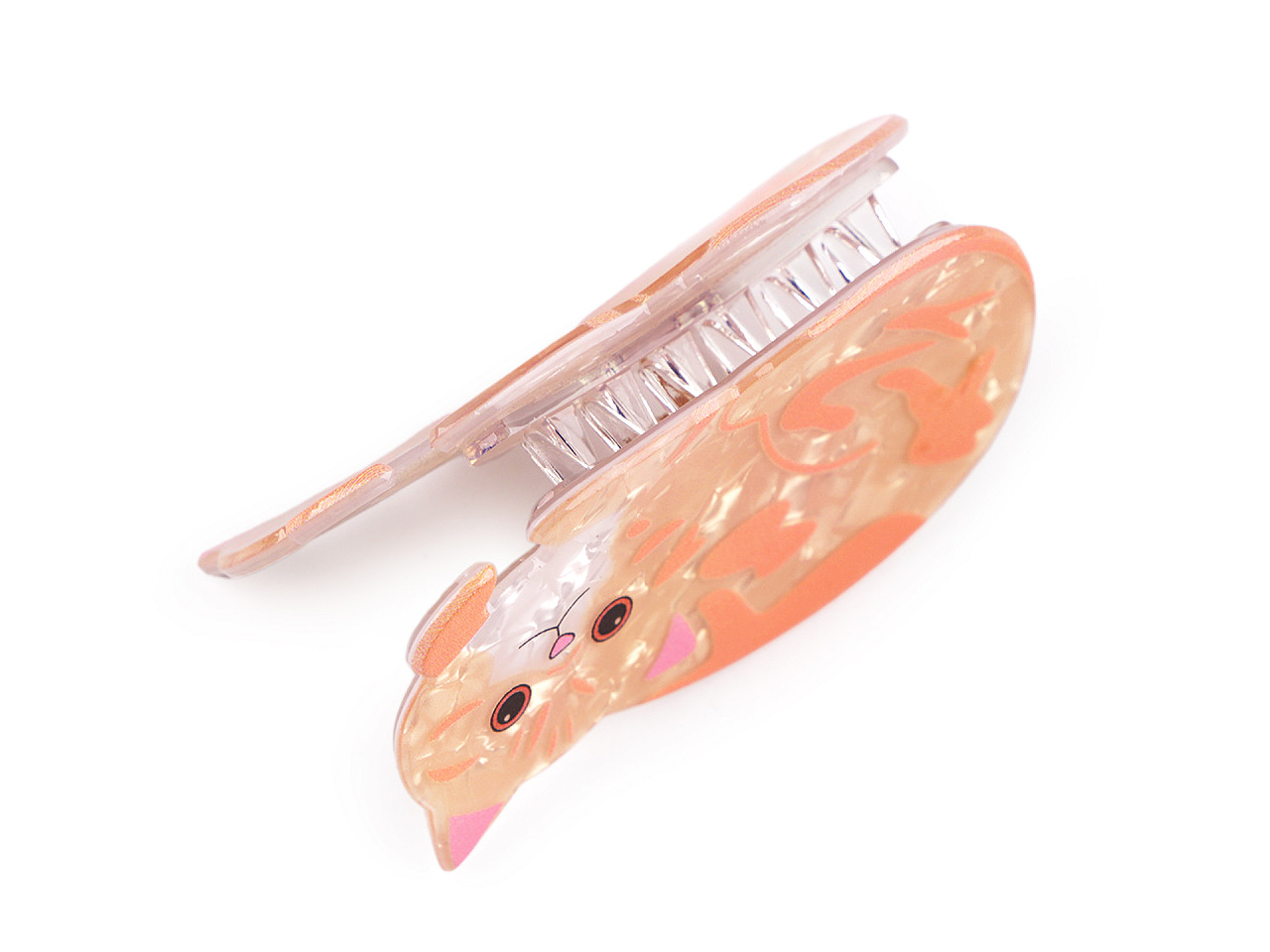 Clește pentru păr - Roz somon deschis (1 Bucată)