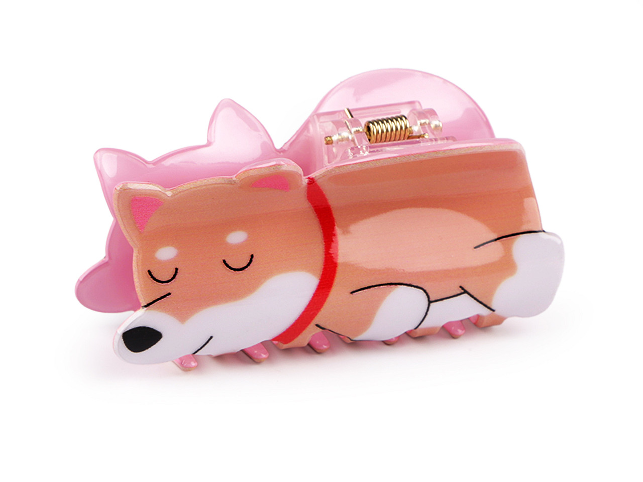 Clește pentru păr - Violet pudrat (1 Bucată)