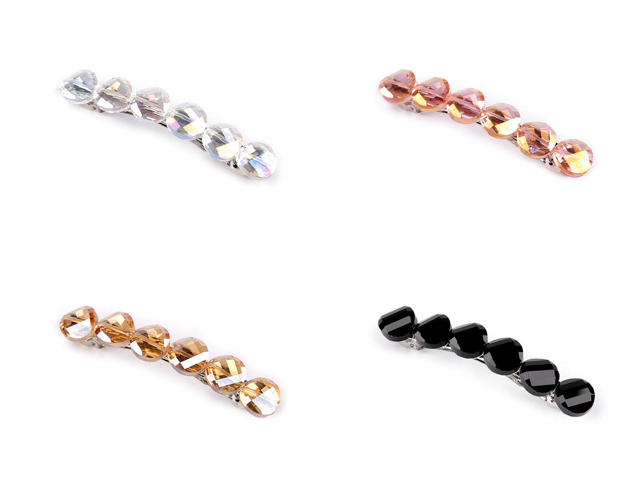 Clamă de păr - Transparent (1 Bucată)