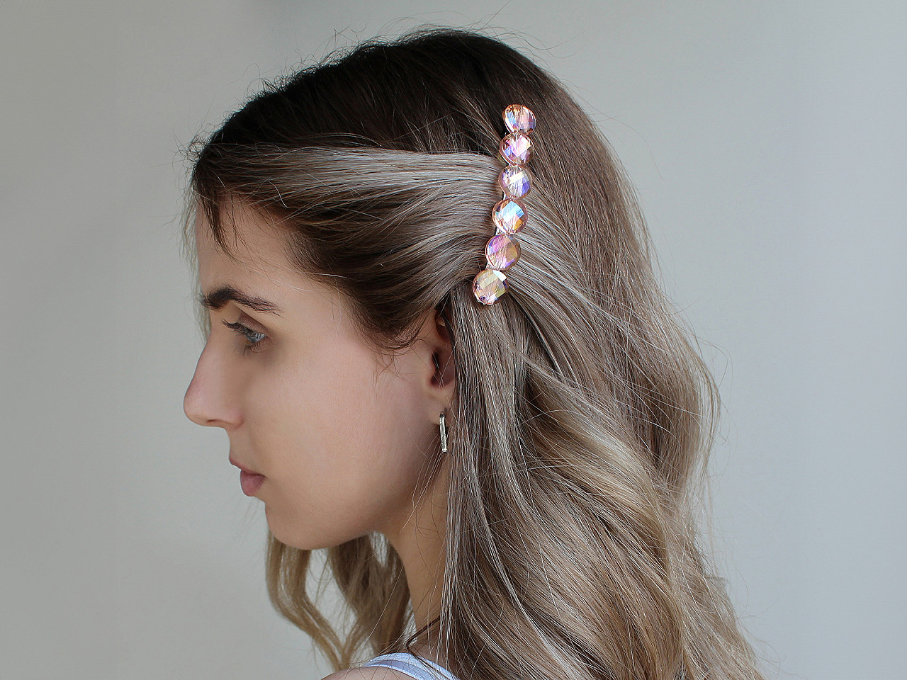 Clamă de păr - Transparent (1 Bucată)