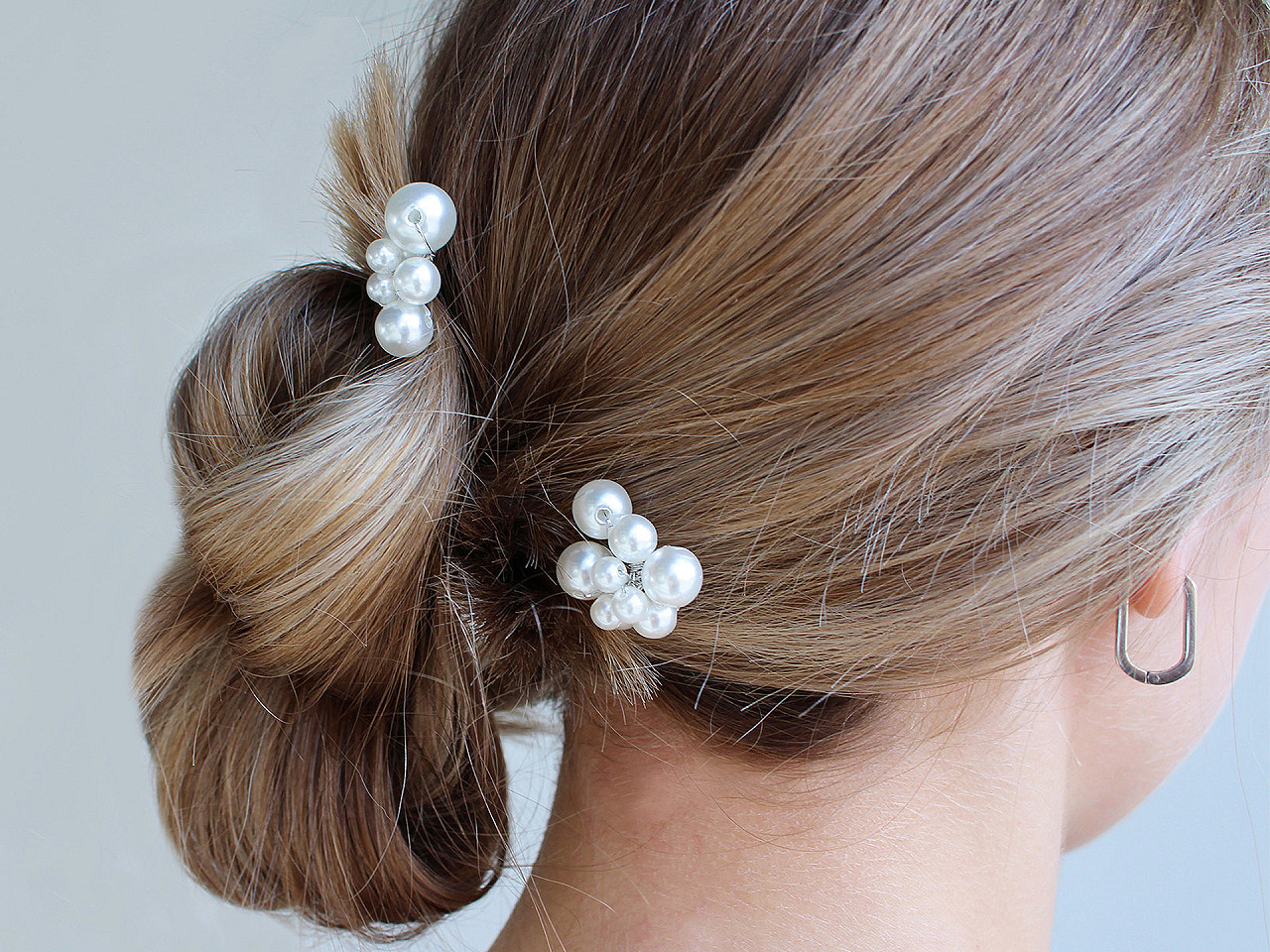 Ac de păr cu perle - Sidef (4 Bucăți)