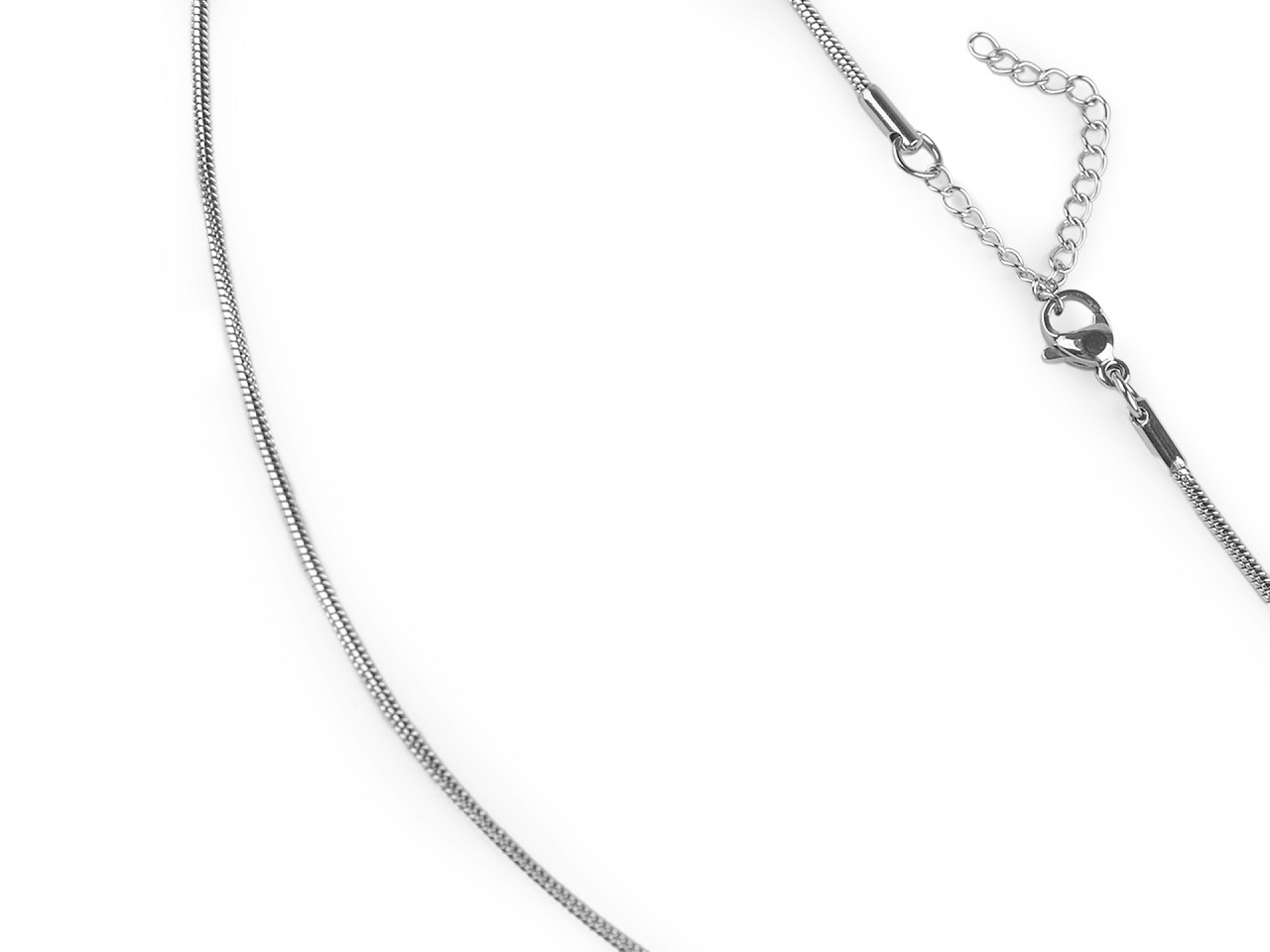 Lanț șarpe din oțel inoxidabil - Platinum (1 Bucată)