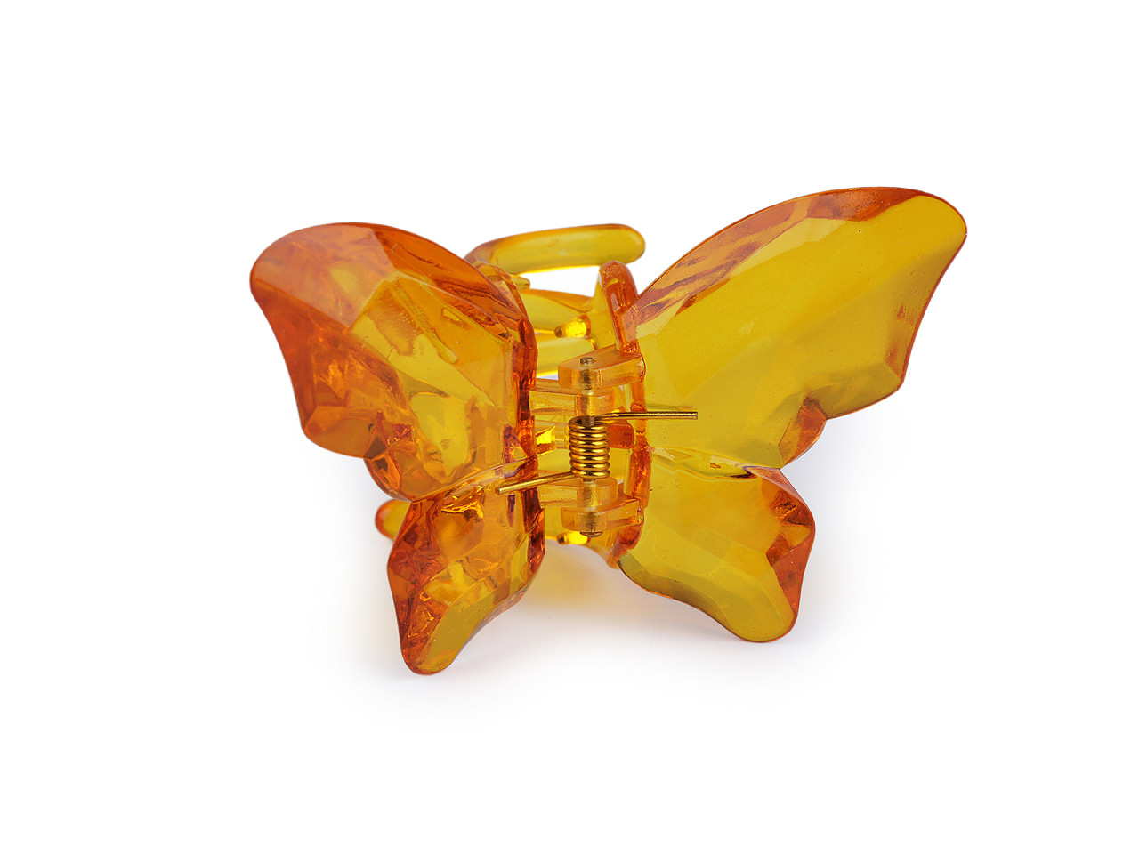 Cleste de păr fluture - Portocaliu (1 Bucată)