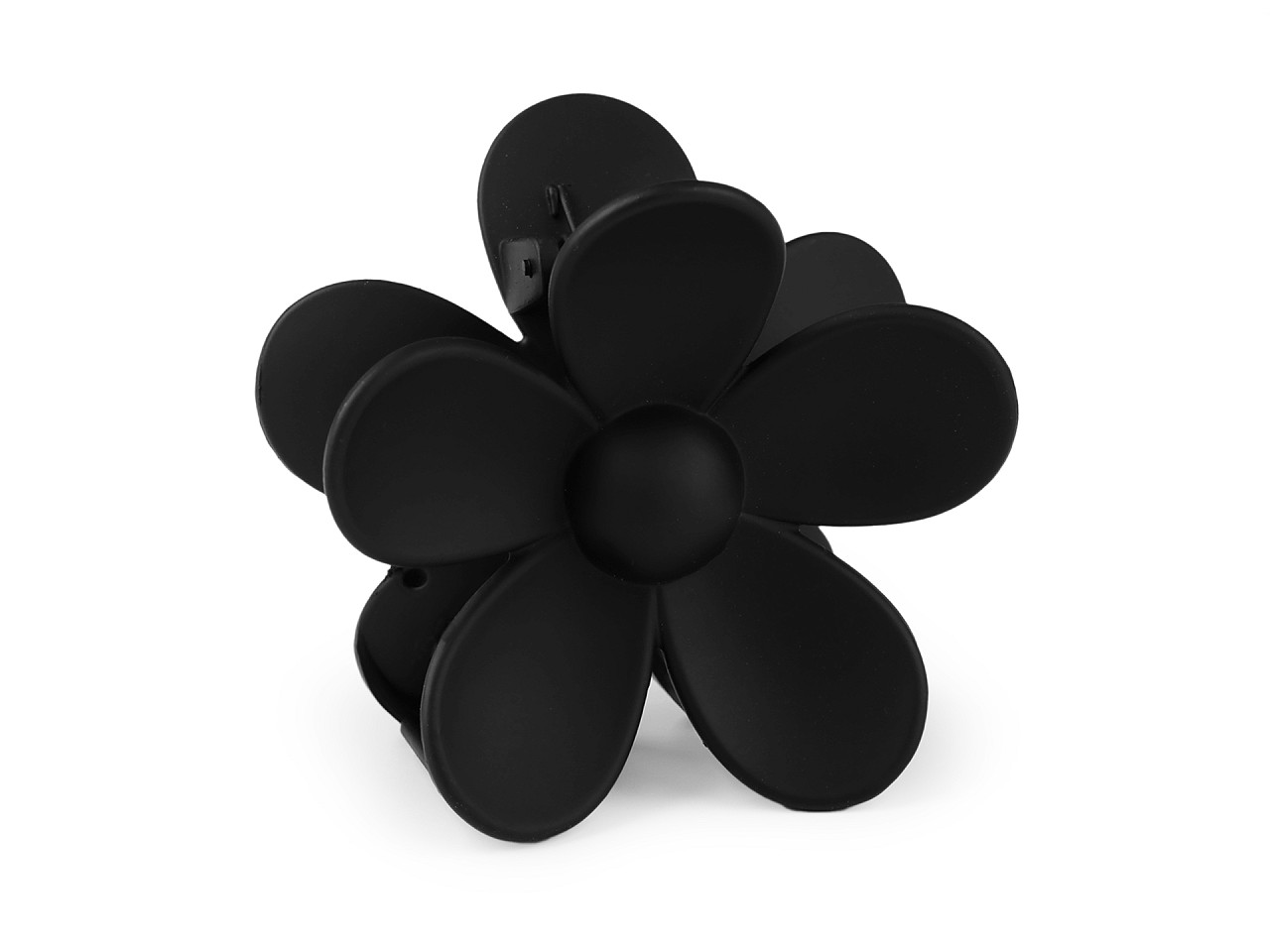 Clește de păr floare - Negru (1 Bucată)