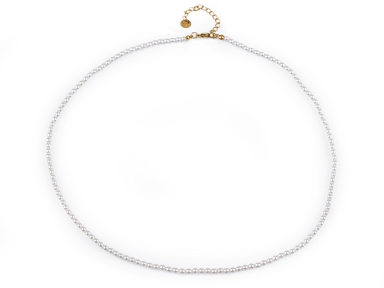 Colier de perle - Alb (1 Bucată)