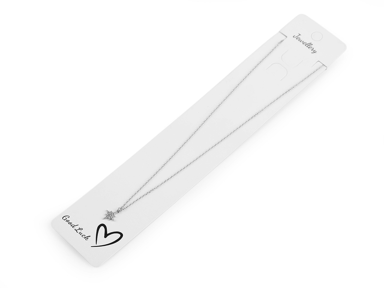 Colier cu stea din oțel inoxidabil - Argintiu (1 Bucată)