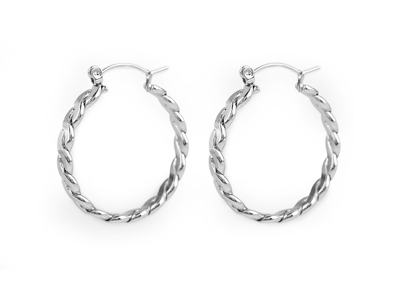 Cercei împletiți din oțel inoxidabil - Auriu (1 Pereche)