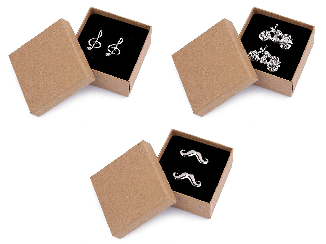 Butoni de manșetă în cutie cadou - Platinum (1 Cutie)