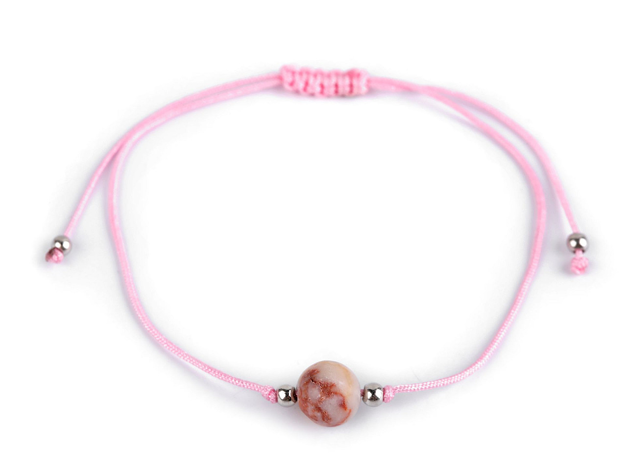 Brățară shamballa cu imitație de minerale - Verde (1 Bucată)