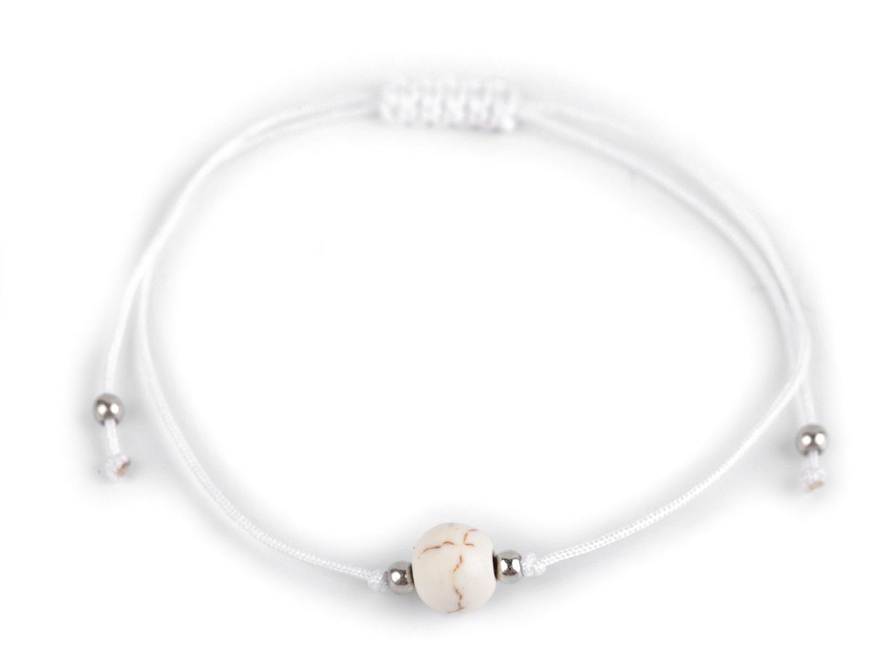 Brățară shamballa cu imitație de minerale - Verde (1 Bucată)