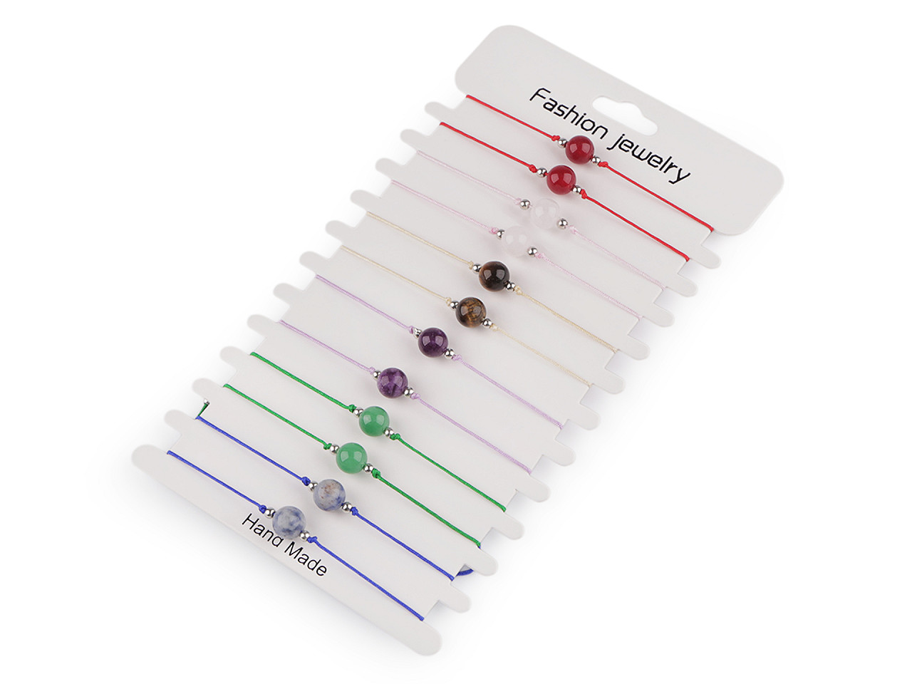 Brățară shamballa cu mărgele minerale - Aventurin (1 Bucată)