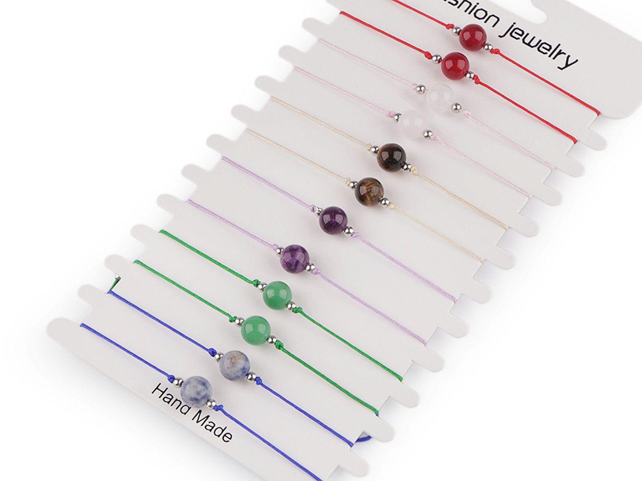 Brățară shamballa cu mărgele minerale - Aventurin (1 Bucată)