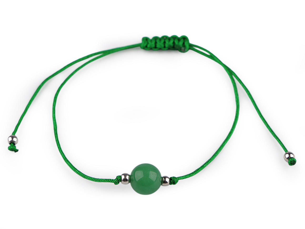 Brățară shamballa cu mărgele minerale - Aventurin (1 Bucată)