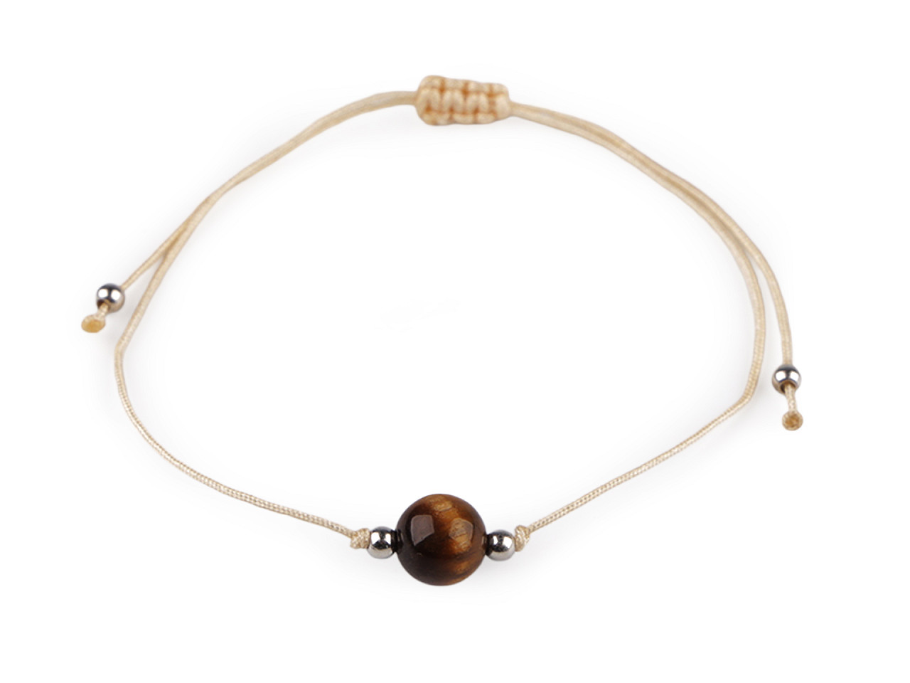 Brățară shamballa cu mărgele minerale - Aventurin (1 Bucată)