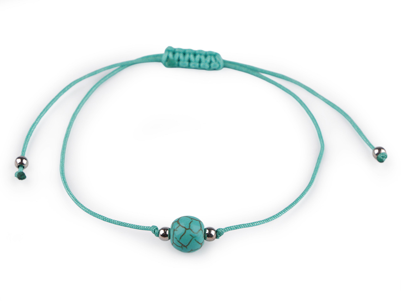 Brățară shamballa cu mărgele minerale - Aventurin (1 Bucată)