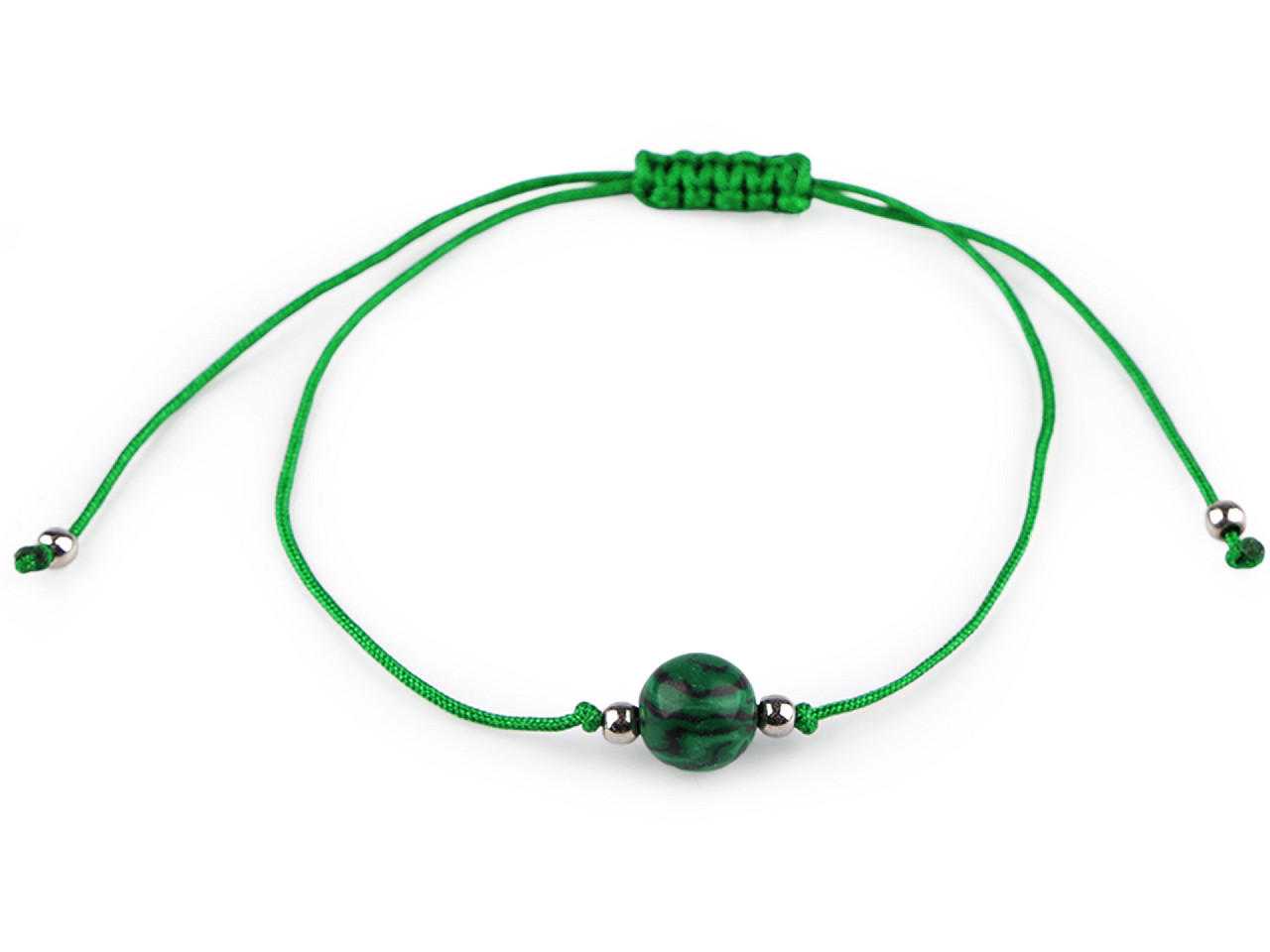 Brățară shamballa cu mărgele minerale - Aventurin (1 Bucată)