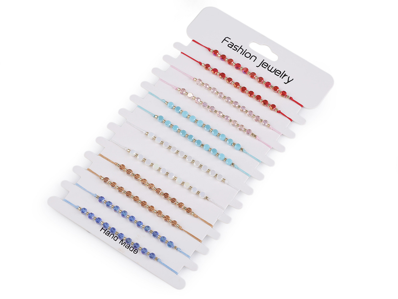 Brățară shamballa cu strasuri și efect ab - Mix variante (12 Bucăți) Brățară shamballa cu strasuri și efect ab - Mix variante (12 Bucăți)