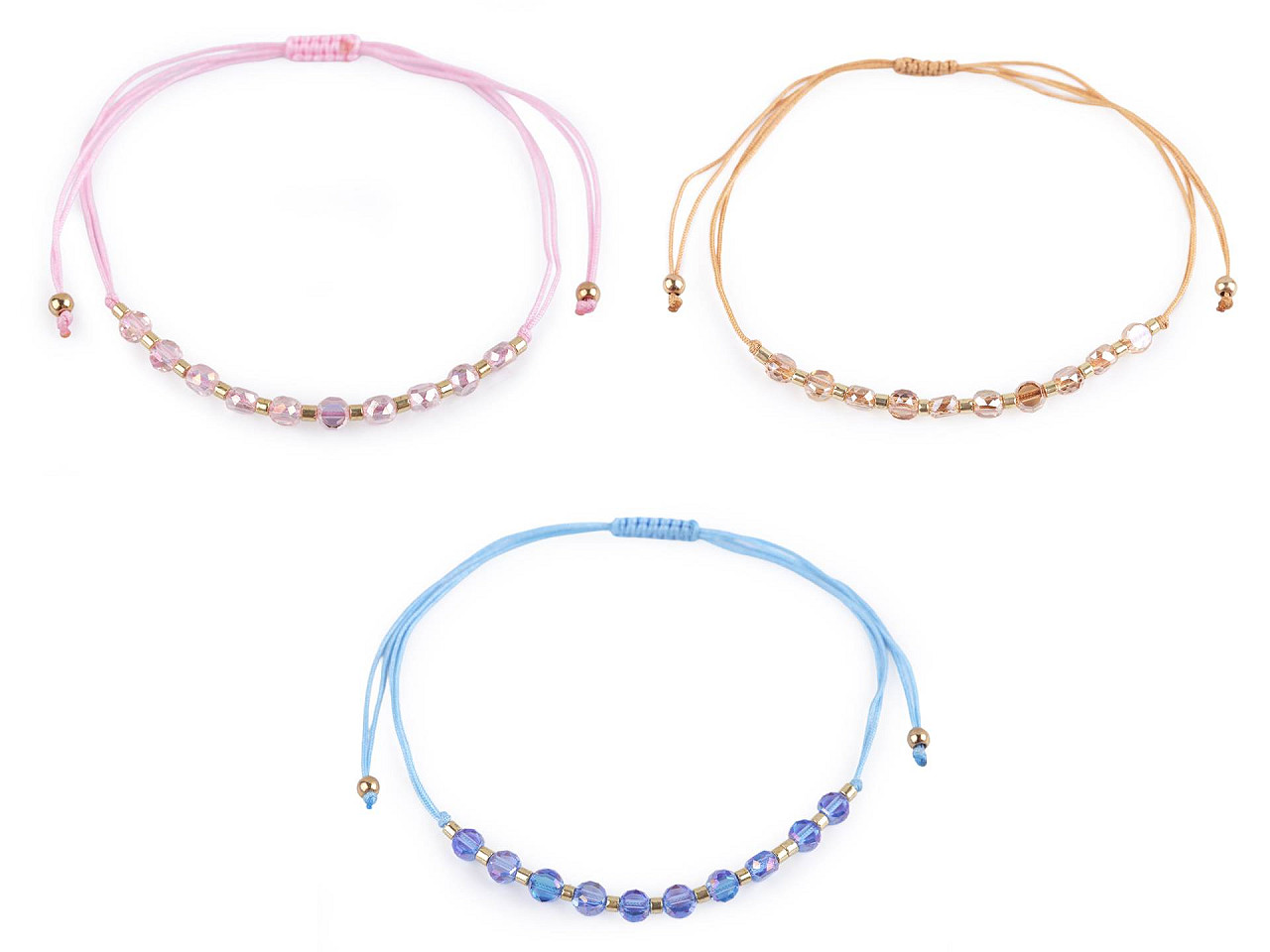 Brățară shamballa cu strasuri și efect ab - Mix variante (12 Bucăți) Brățară shamballa cu strasuri și efect ab - Mix variante (12 Bucăți)