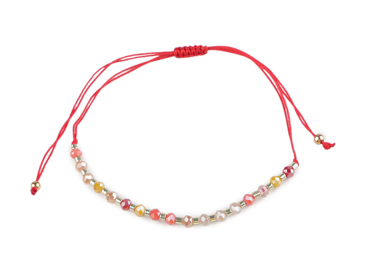 Brățară shamballa cu mărgele fațetate și efect ab - Numai magazine (3 Bucăți) Brățară shamballa cu mărgele fațetate și efect ab - Numai magazine (3 Bucăți)