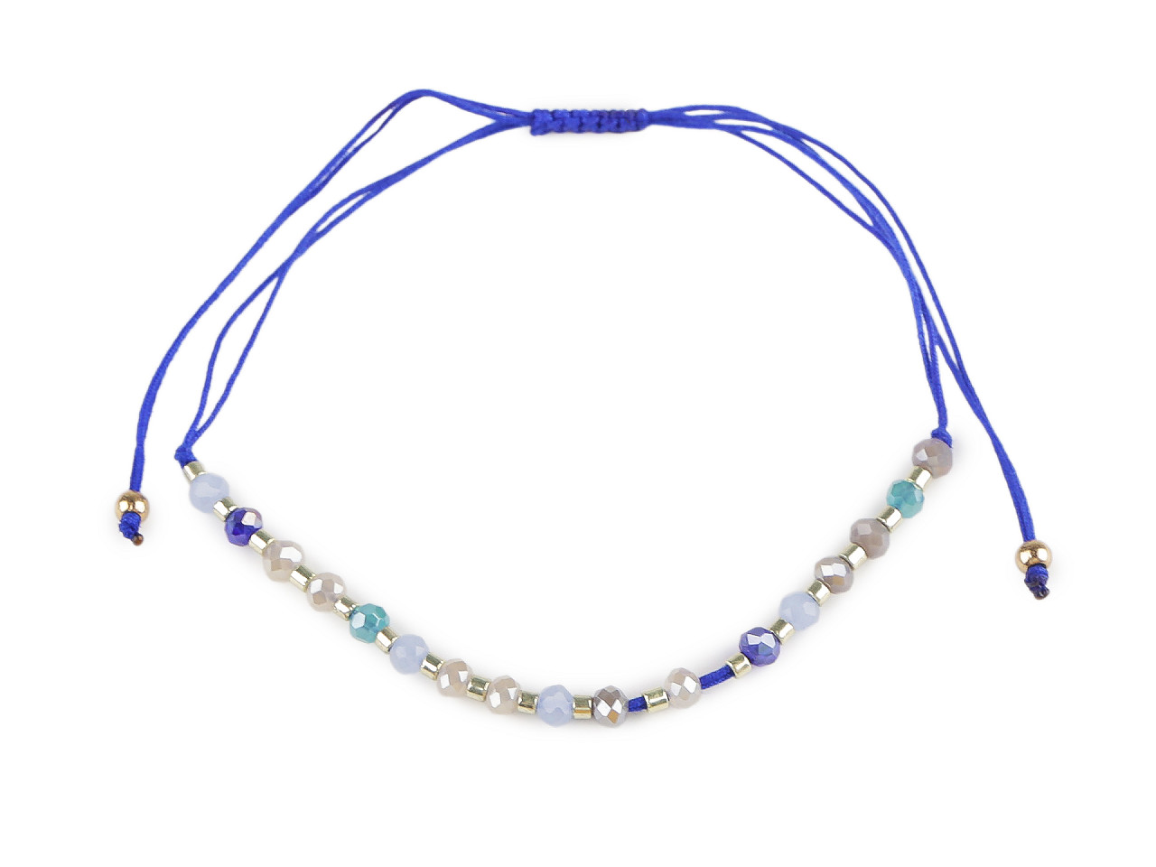 Brățară shamballa cu mărgele fațetate și efect ab - Numai magazine (3 Bucăți) Brățară shamballa cu mărgele fațetate și efect ab - Numai magazine (3 Bucăți)
