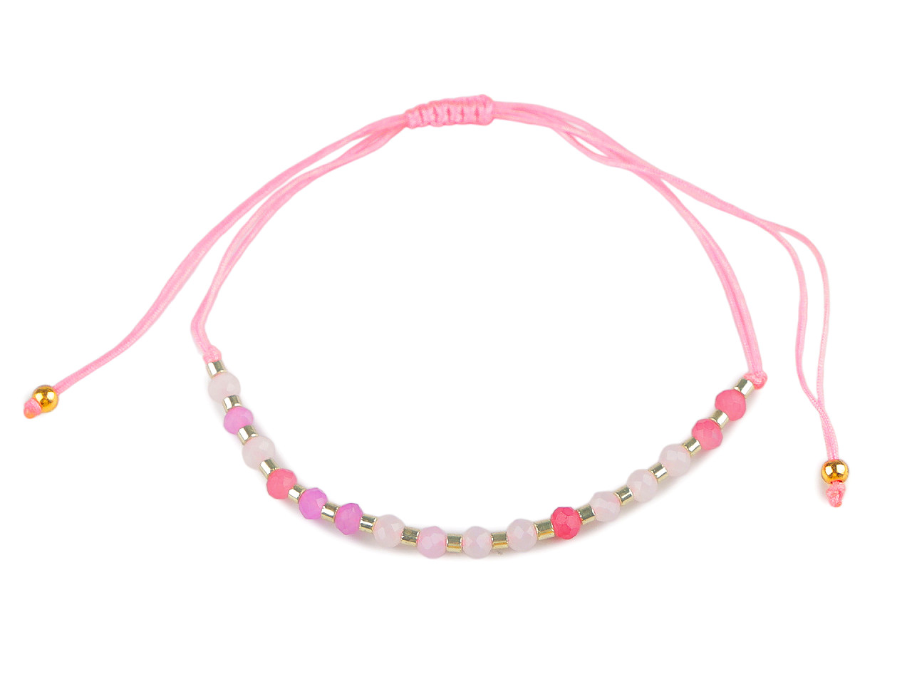 Brățară shamballa cu mărgele fațetate și efect ab - Numai magazine (3 Bucăți) Brățară shamballa cu mărgele fațetate și efect ab - Numai magazine (3 Bucăți)