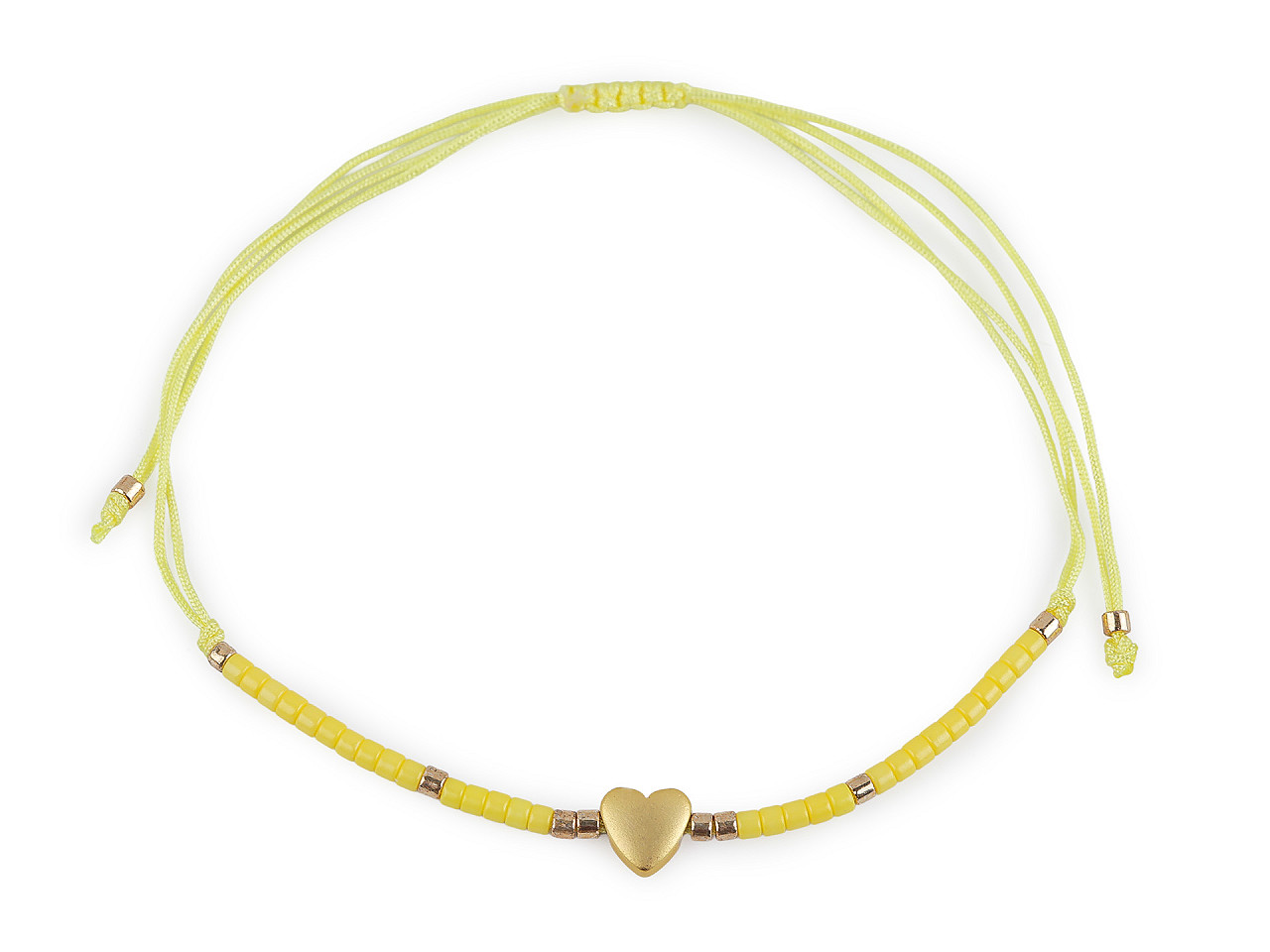 Brățară shamballa - Galben (1 Bucată)