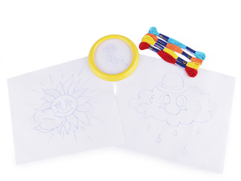 Set de brodat pentru copii - Conform imaginii (1 Bucată)