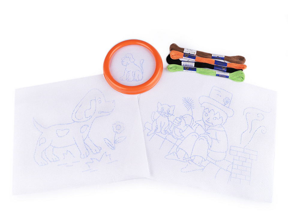 Set de brodat pentru copii - Conform imaginii (1 Bucată)