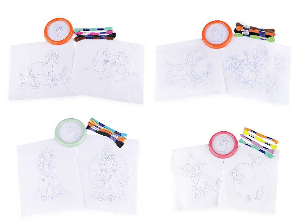 Set de brodat pentru copii - Conform imaginii (1 Bucată)