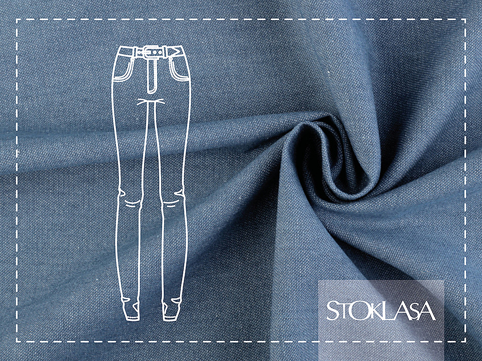 Material blugi denim - Albastru întunecat (10 Metri)