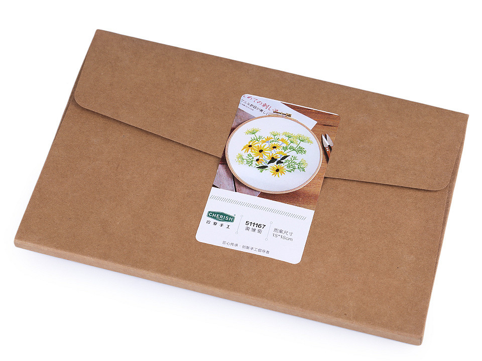 Set pentru brodat cu imprimeu - Conform imaginii (1 Set)