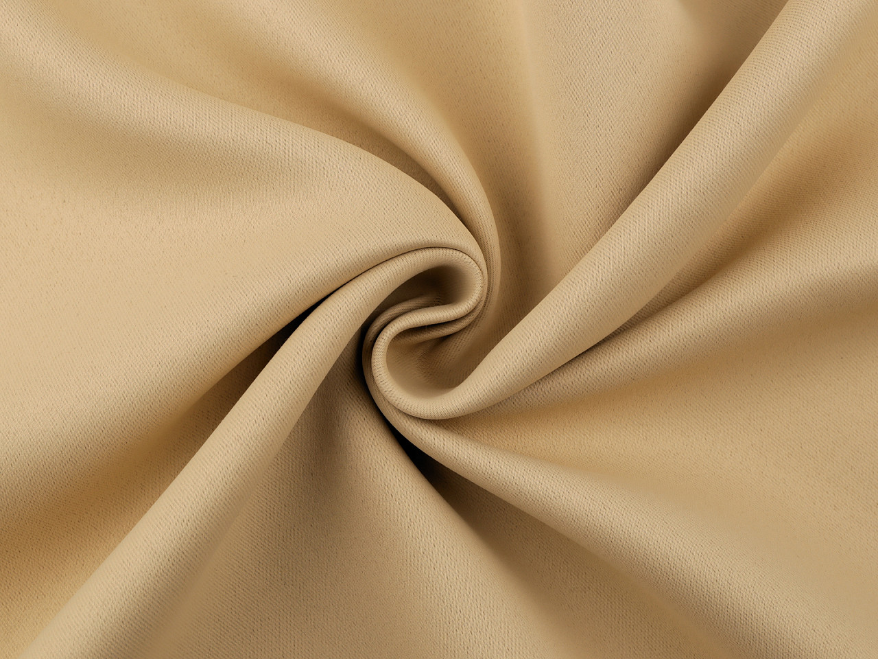 Material textil blackout pentru draperii, lățime 280 cm - Crem deschis (1 Metru)