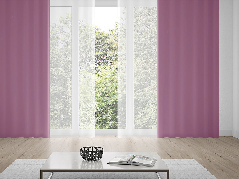 Material textil blackout pentru draperii, lățime 280 cm - Crem deschis (1 Metru)