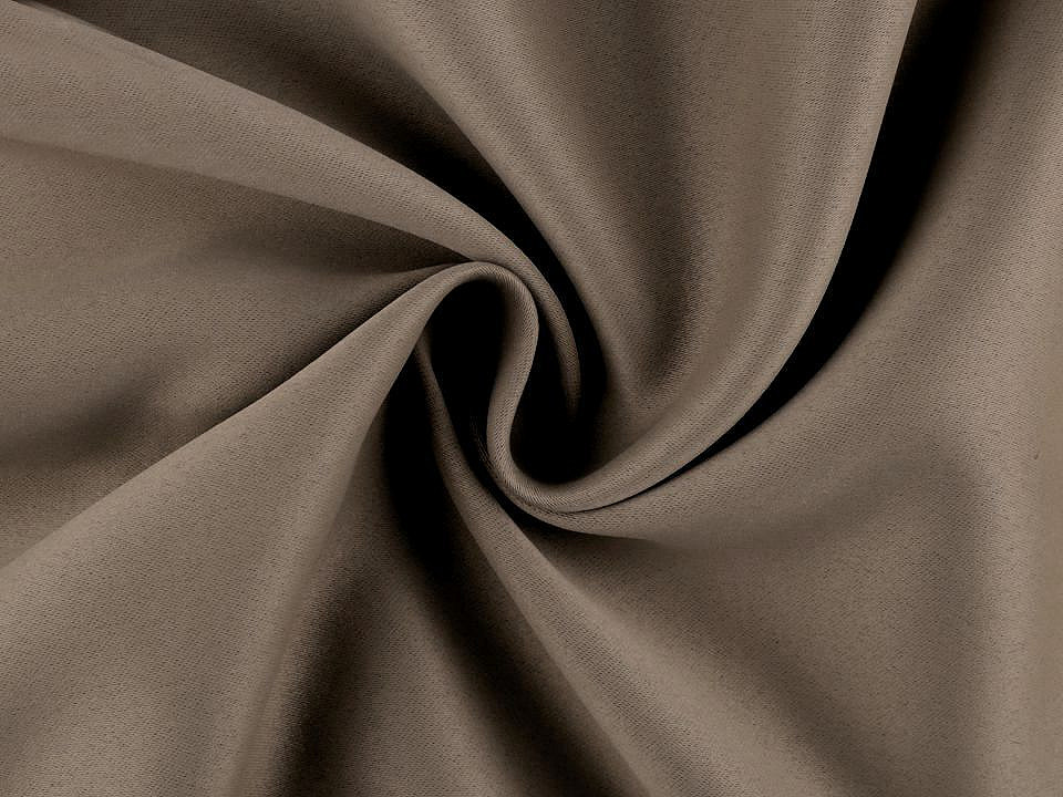 Material textil blackout pentru draperii, lățime 280 cm - Crem deschis (1 Metru)