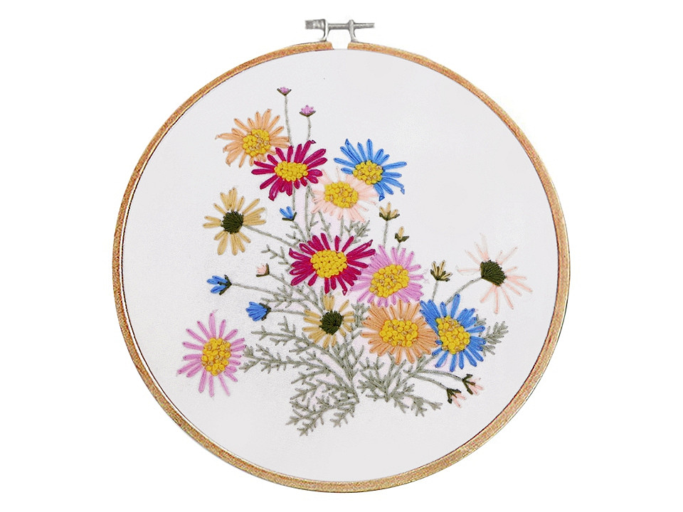 Set pentru brodat cu model imprimat - Bej (1 Set)