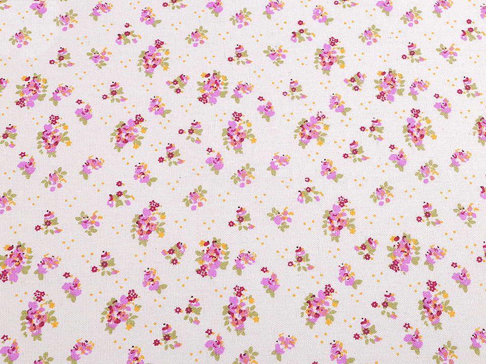 Material bumbac imitație in - Ecru deschis (1 Metru)