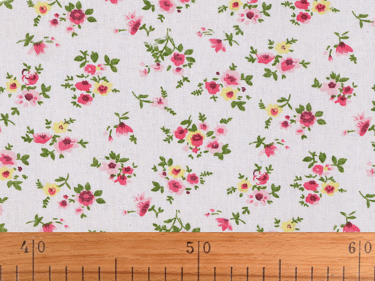 Material bumbac imitație in - Ecru deschis (1 Metru)